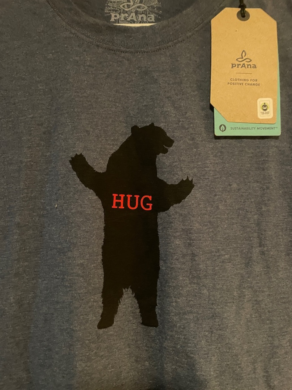 Prana Bear Squeeze Journeyman Short Sleeve Graphic Tee Mens - Picture 2 of 12